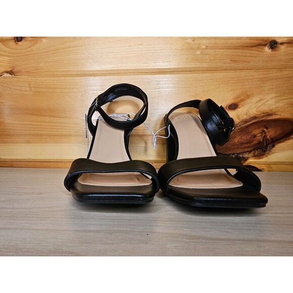 A New Day Adro2 Sal Black Heel Sandals Memory Foam Women's Size 11 - Picture 12 of 12